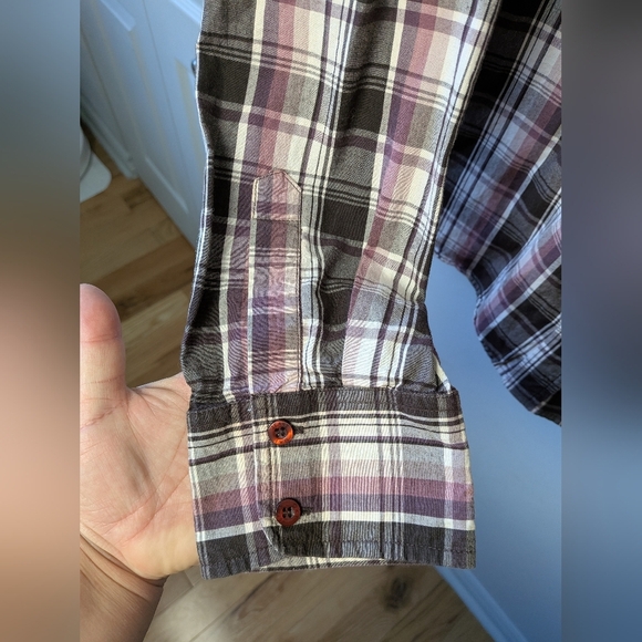 OK JEANS ! Y2K Men Casual Button Down Shirt Long Sleeve Western Size XL 100% Cot - Picture 4 of 9